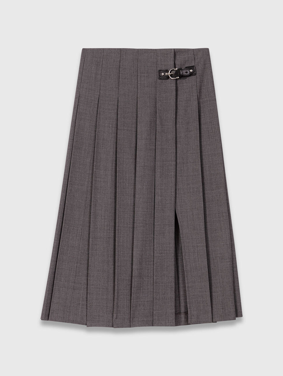 Long pleated skirt Black / Gray for Women | Maje | Maje EU