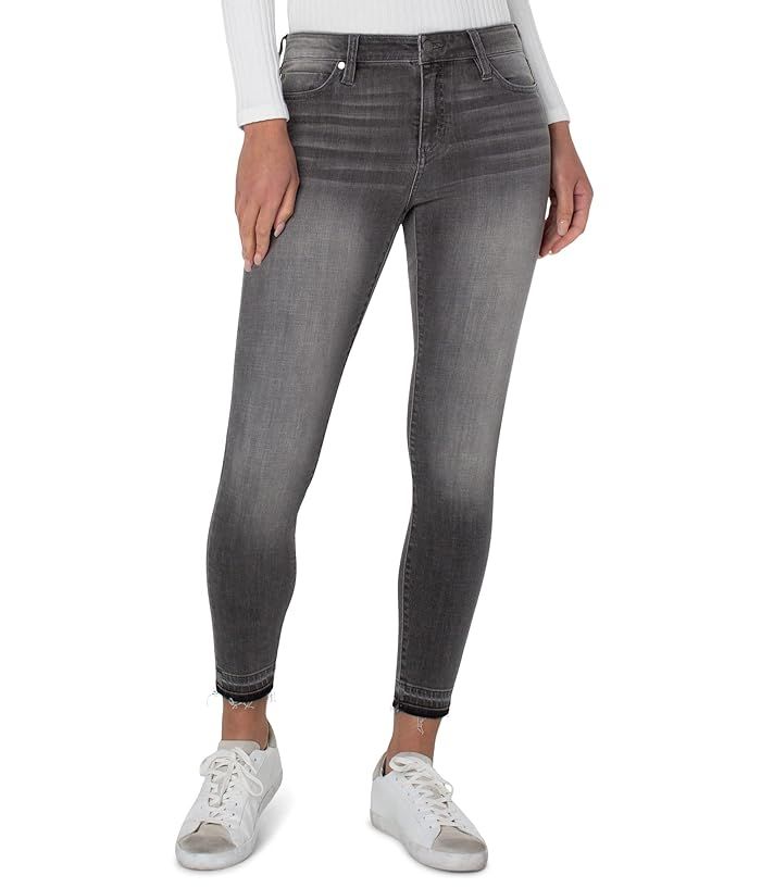 Liverpool Abby Ankle Skinny Jeans w/ Release Hem 28 in Point Dunne | Zappos