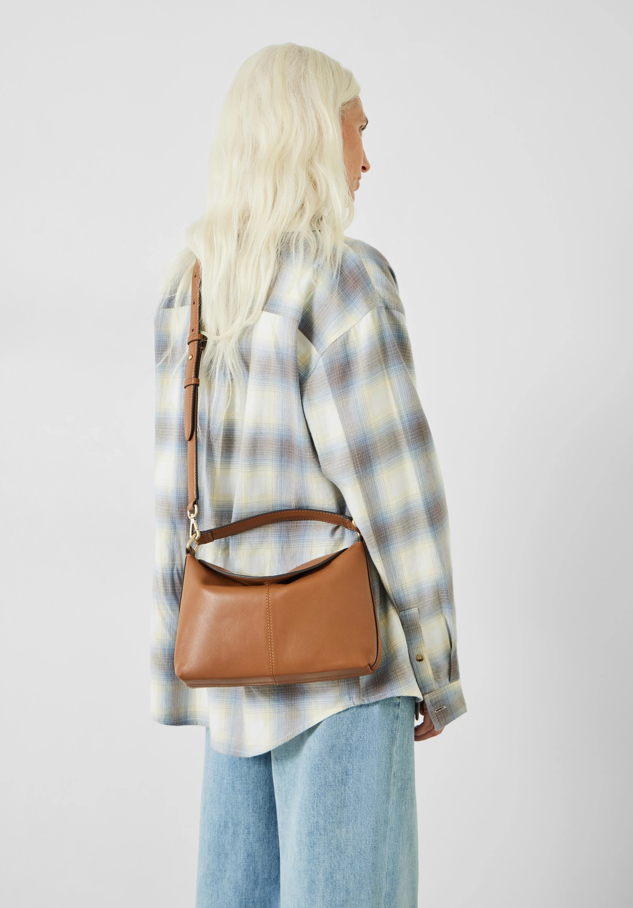 Stevie Magdot Leather Crossbody Bag | Hush UK