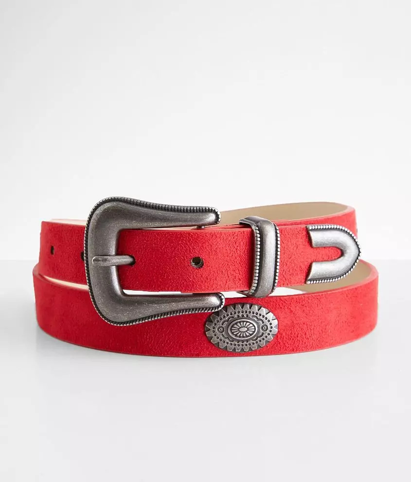 Skinny Western Belt | Buckle