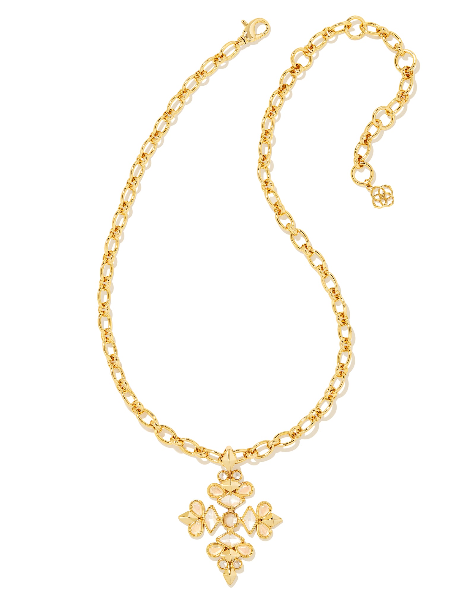Kinsley Gold Statement Necklace in Ivory Mix | Kendra Scott