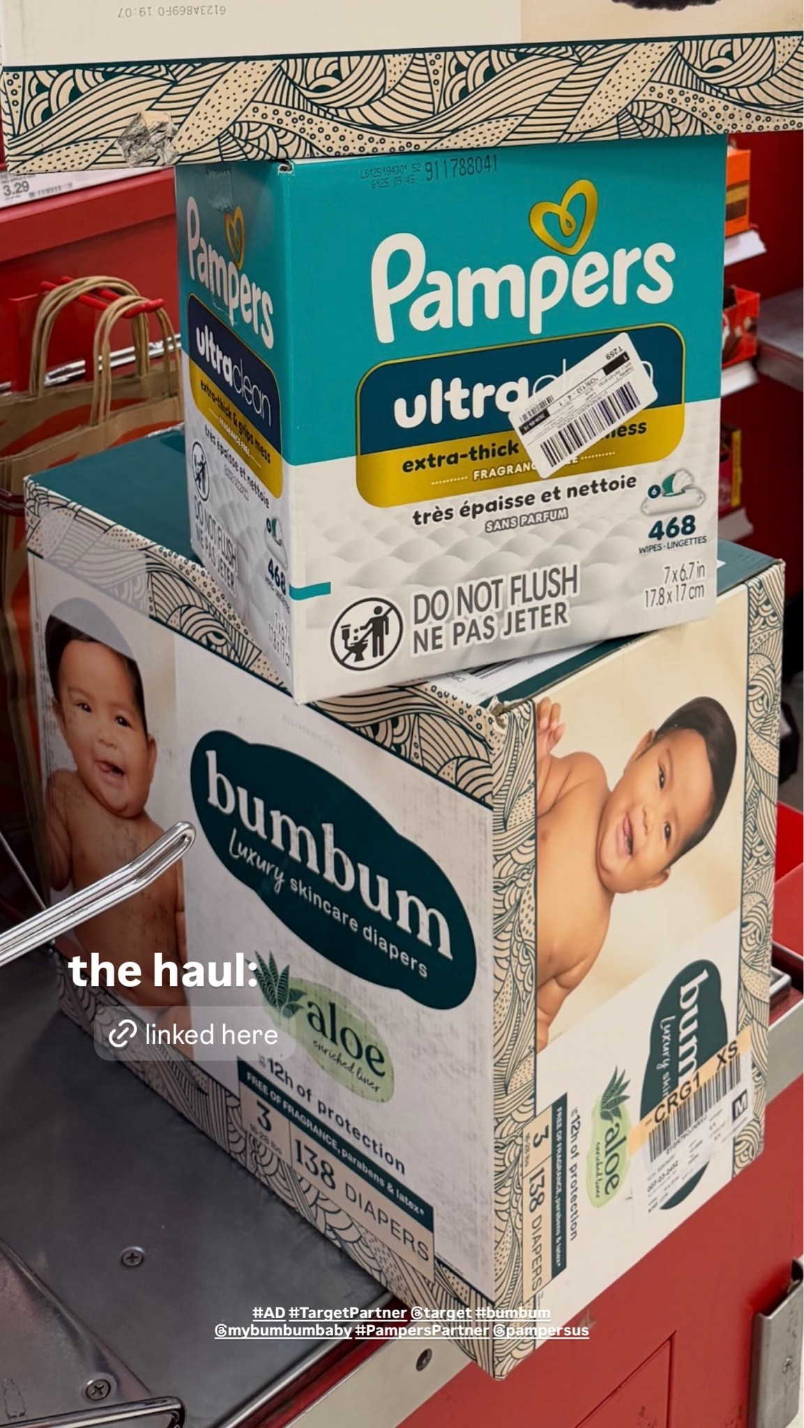 #AD the @Target haul of my dreams! #TargetPartner #bumbum @mybumbumbaby #PampersPartner @pampersus