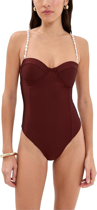 Palmacea Women's Mare One Piece Merlot | Amazon (US)