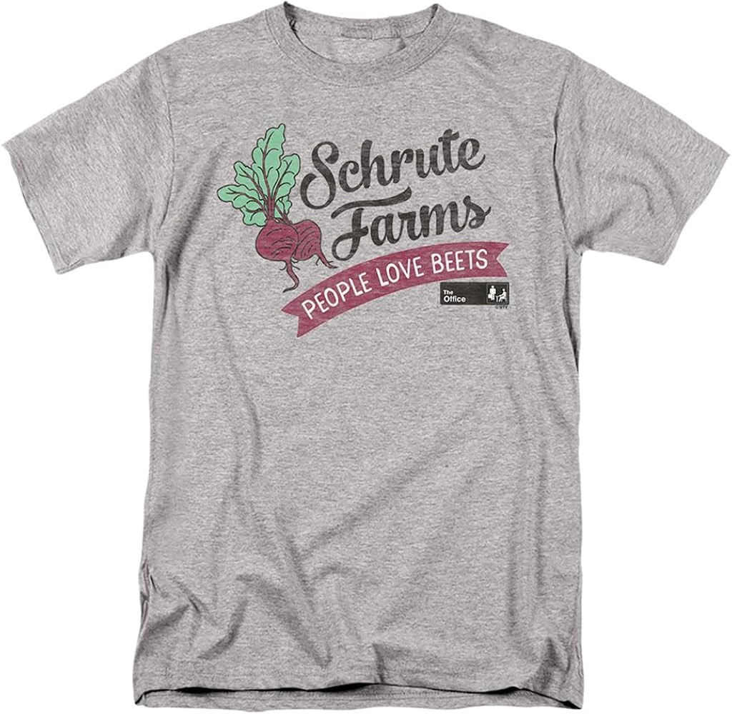 Popfunk Classic The Office Schrute Farms People Love Beets Unisex Adult T Shirt | Amazon (US)