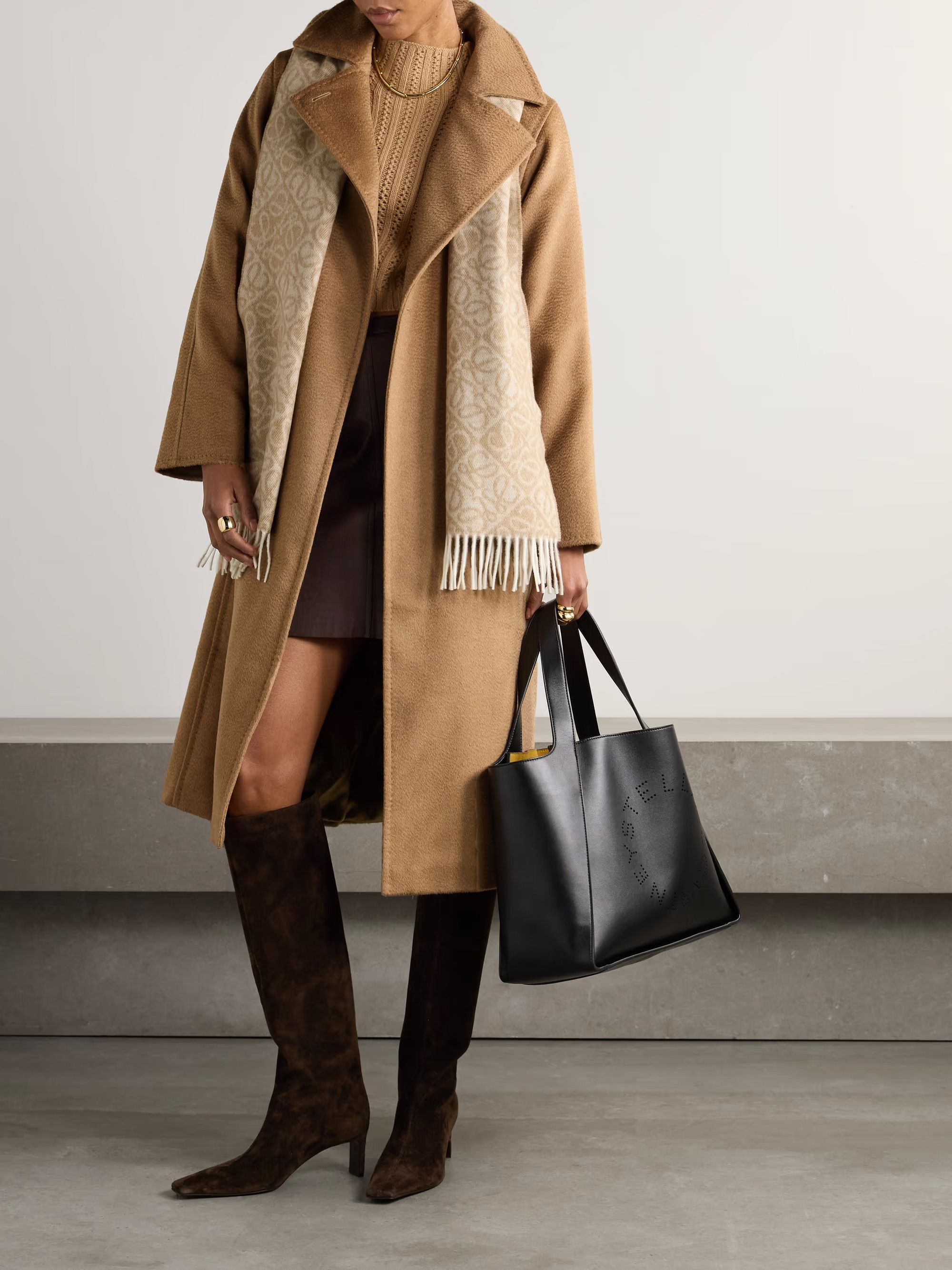 Manuela Icon belted camel hair coat | NET-A-PORTER (US)