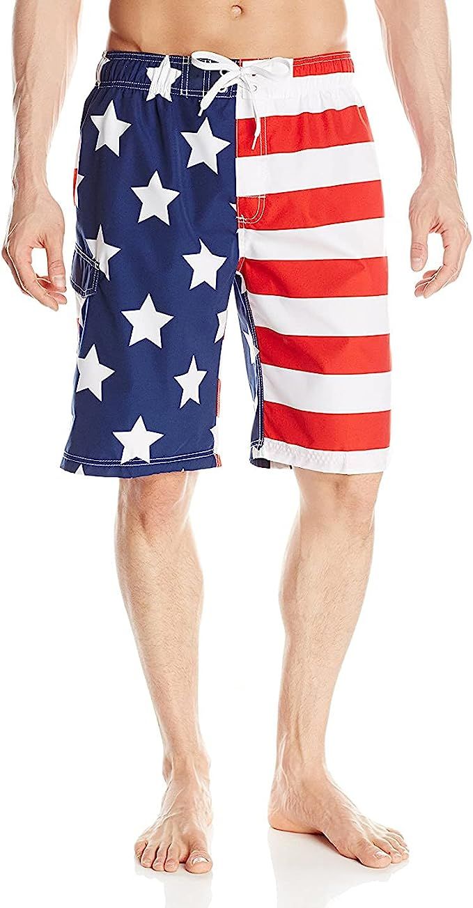 Kanu Surf Men's Barracuda Swim Trunks (Regular & Extended Sizes) | Amazon (US)