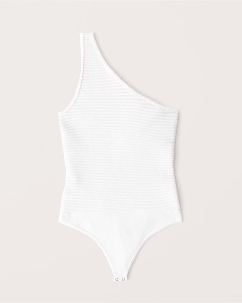 One-Shoulder Sweater Bodysuit | Abercrombie & Fitch (US)