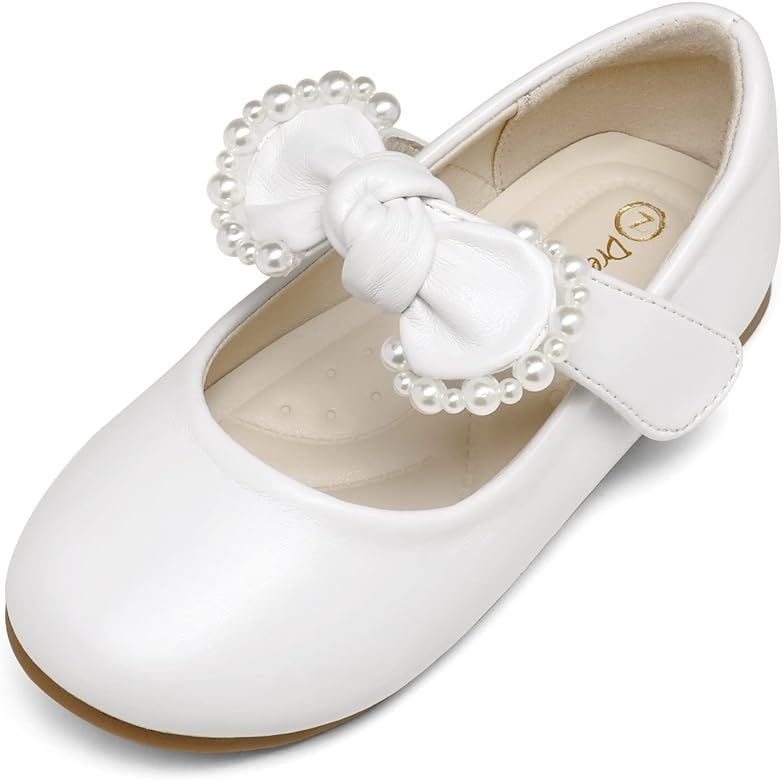 DREAM PAIRS Girl Dress Shoes Mary Jane Flats for Party School Wedding (Toddler/Little Kid) | Amazon (US)