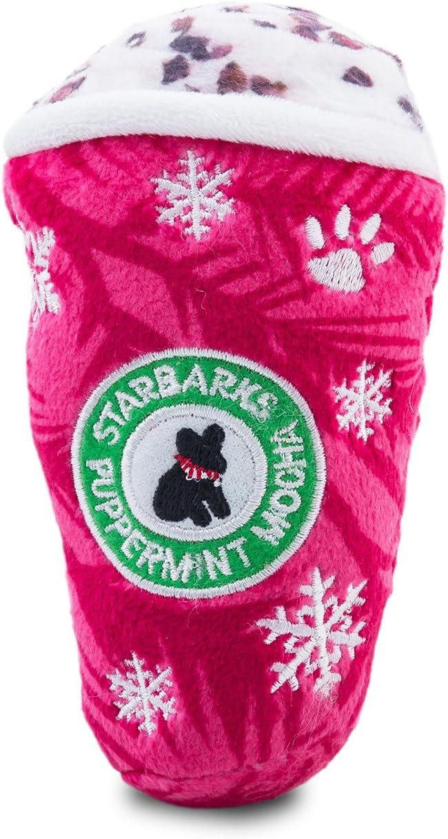 Haute Diggity Dog Starbarks Coffee Collection | Unique Squeaky Parody Plush Dog Toys – Canine C... | Amazon (US)