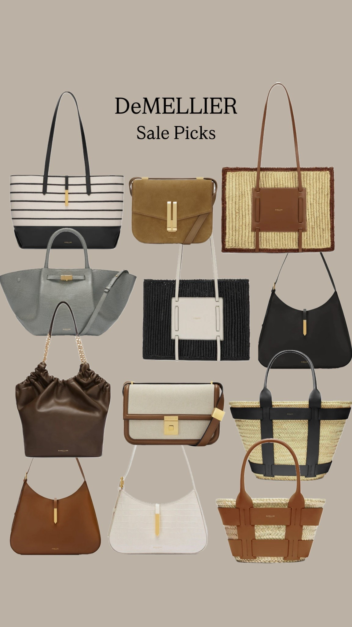 handbag sale on DeMellier now 🙌🏻
Luxury bags for less.

#LTKbag #LTKluxury #LTKsale