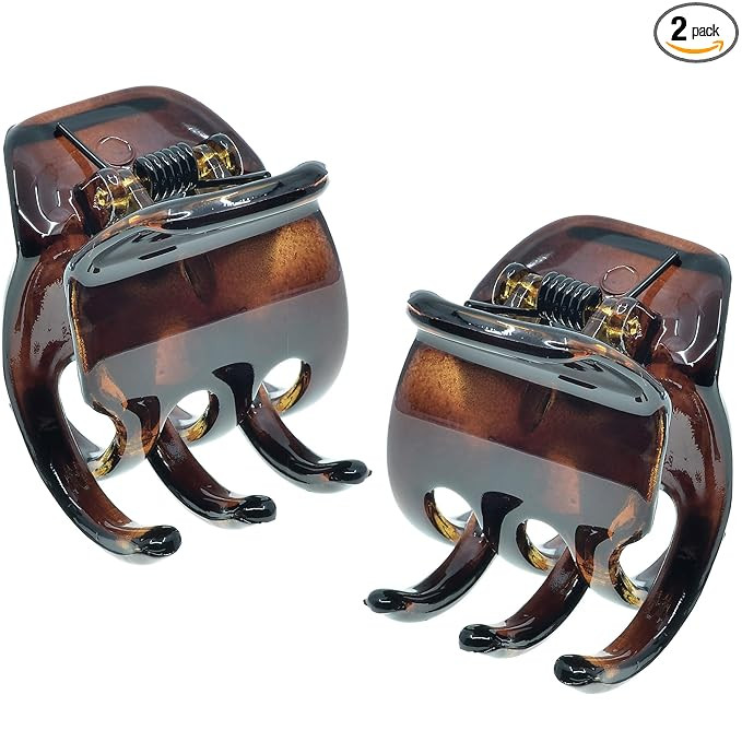 Camila Paris NV123 French Hair Clip for Women, Small Set of 2 Tortoise Girls Hair Claw Clips Jaw.... | Amazon (US)