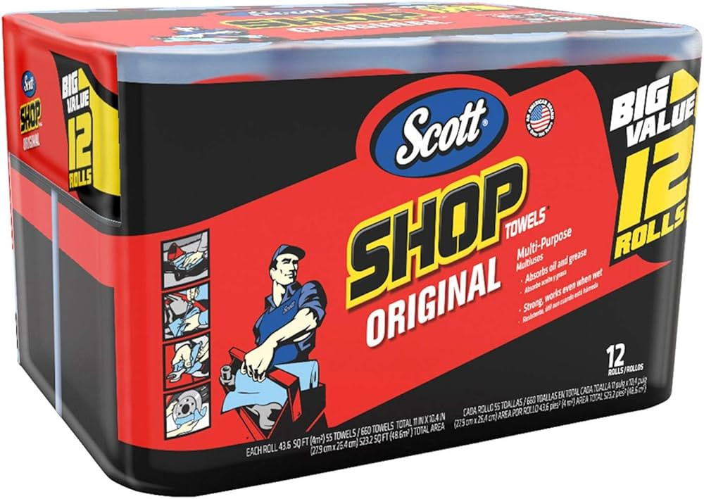 Item of Scott Shop Towels (12 Rolls) - Pack of 1 - Bulk Disc. | Amazon (US)