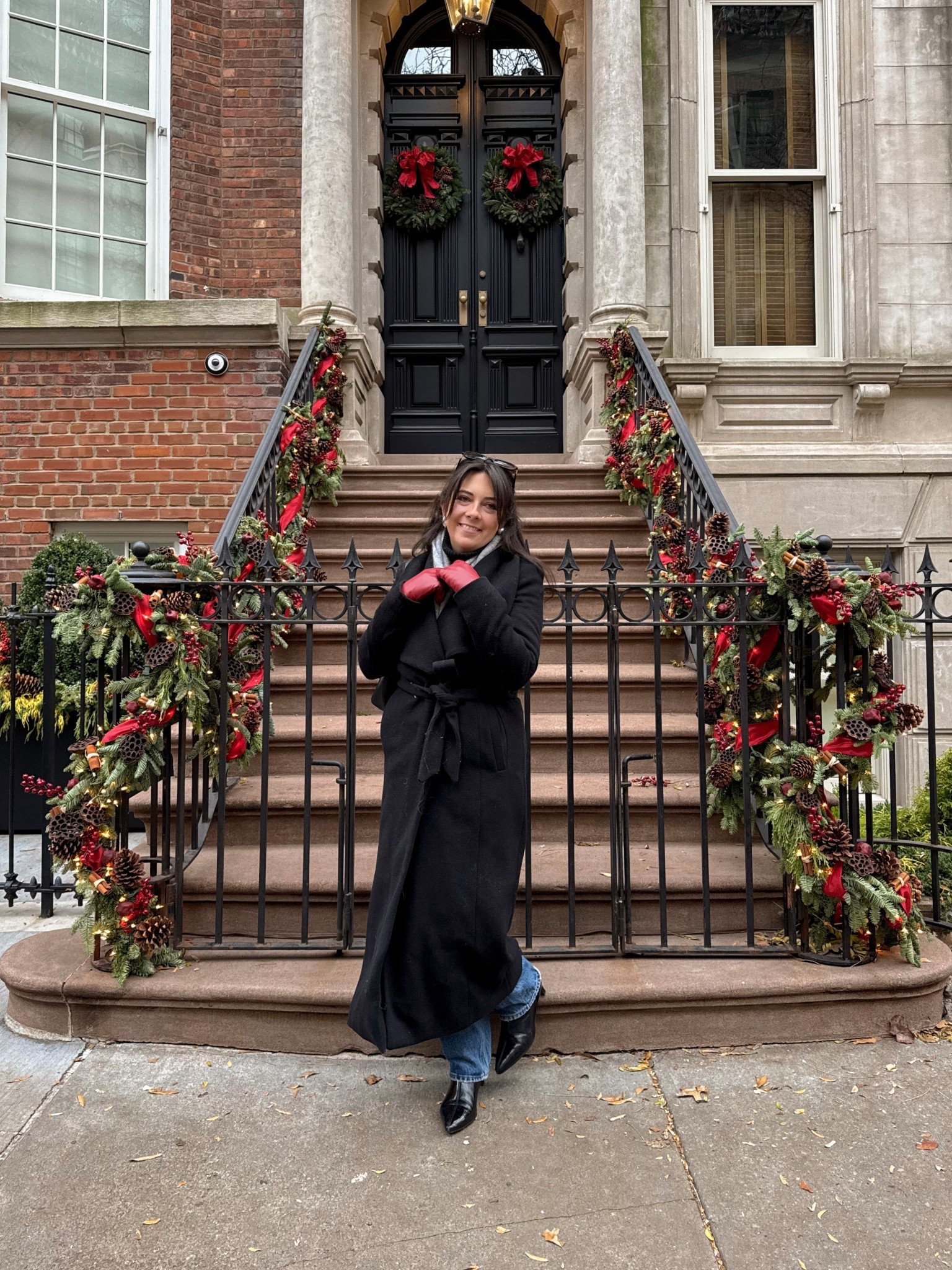 A timeless winter outfit idea I keep reaching for: a long black wool coat, straight-leg blue jeans, pointed-toe black boots, and red leather gloves for a festive pop. This is my go-to formula for cold NYC days—polished, warm, and effortless.

I’ve linked the exact pieces where available + close similar styles for the coat and accessories so you can recreate this classic winter look easily. Perfect for holiday walks, weekend plans, or everyday winter wear.

Shop my winter essentials below ❄️🖤


#LTKSeasonal #LTKHoliday #LTKootd