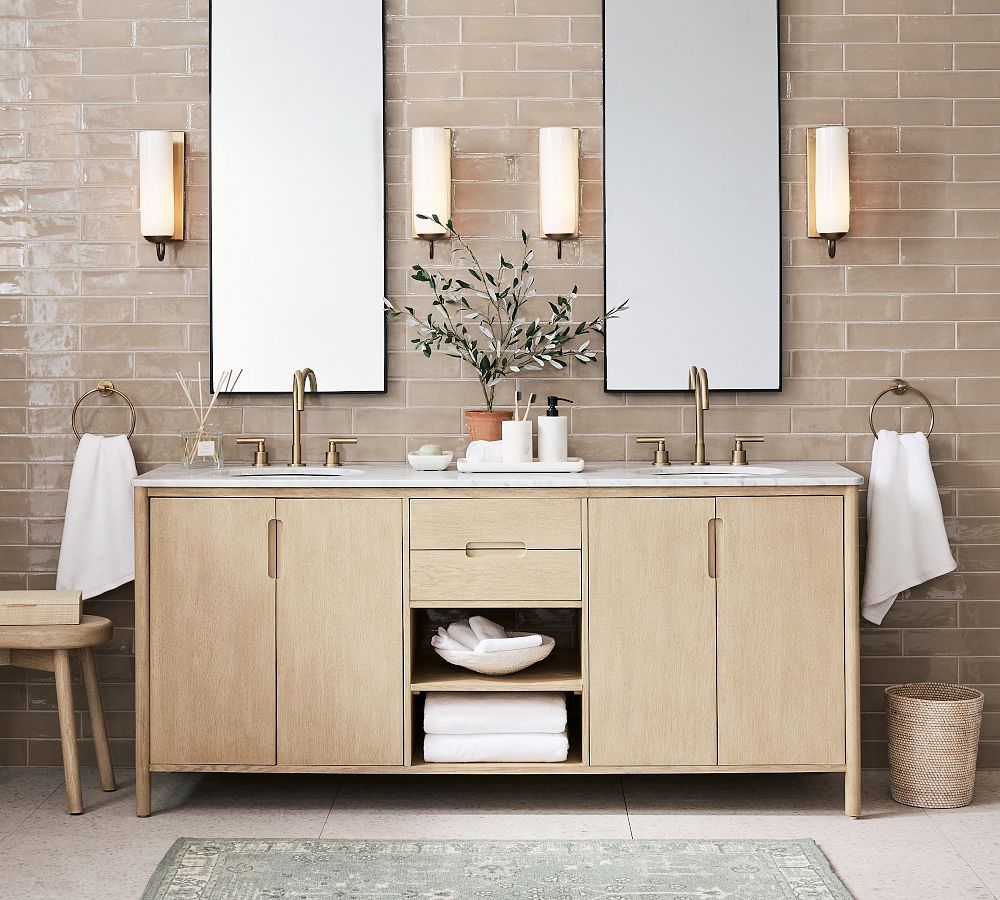 Manzanita 72" Double Sink Vanity | Pottery Barn (US)