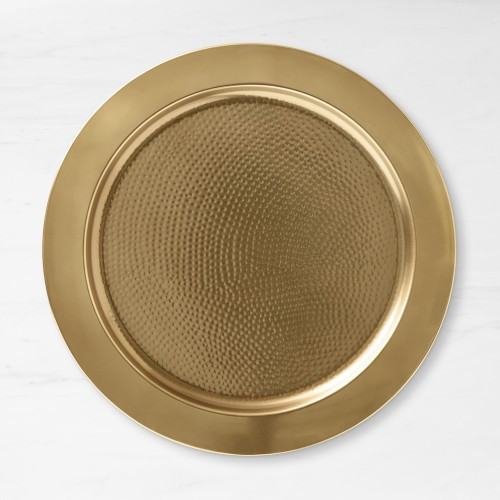 Antique Brass Charger Plate | Williams-Sonoma