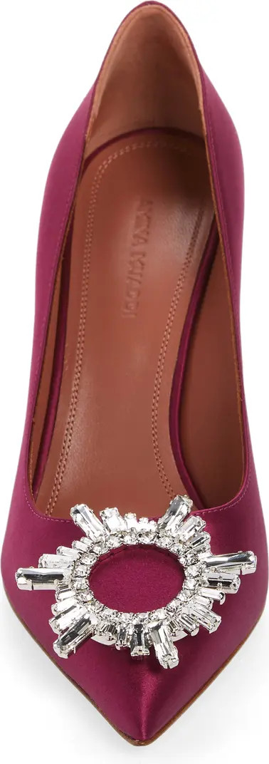 Amina Muaddi Begum Brooch Pointed Toe Pump (Women) | Nordstrom | Nordstrom