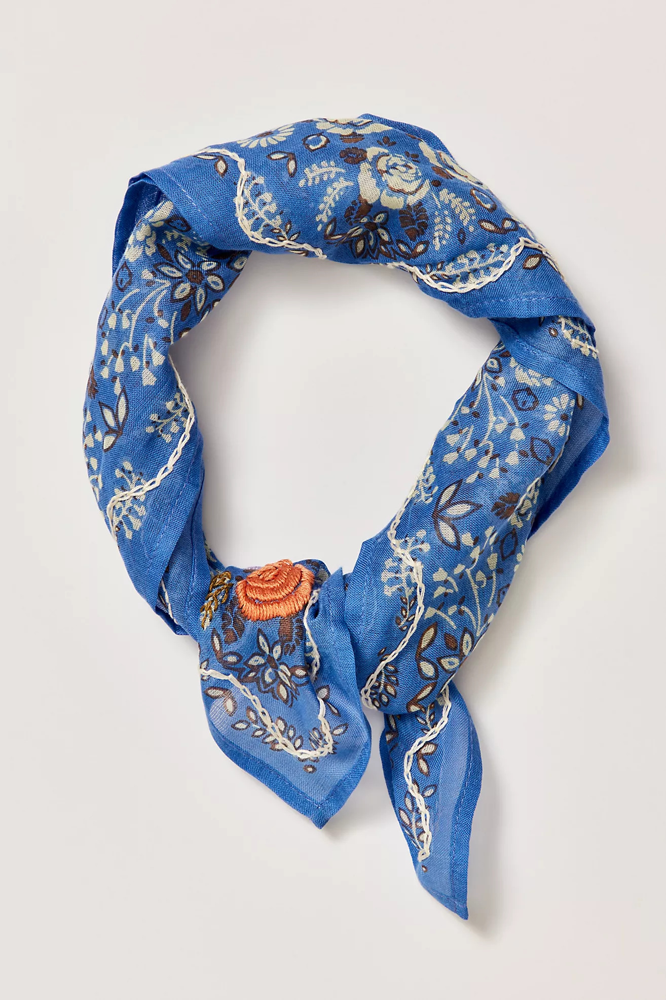 Chan Luu Embroidered Floral Bandana | Free People (Global - UK&FR Excluded)