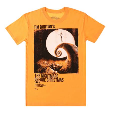 Tim Burton's The Nightmare Before Christmas Orange Graphic Tee | Five Below