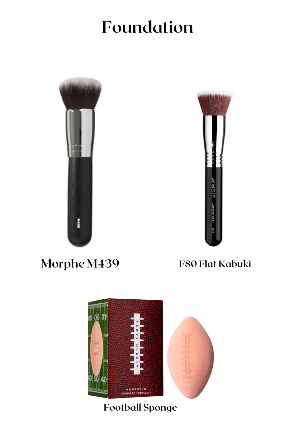 Foundation Brushes! 

#LTKbeauty
