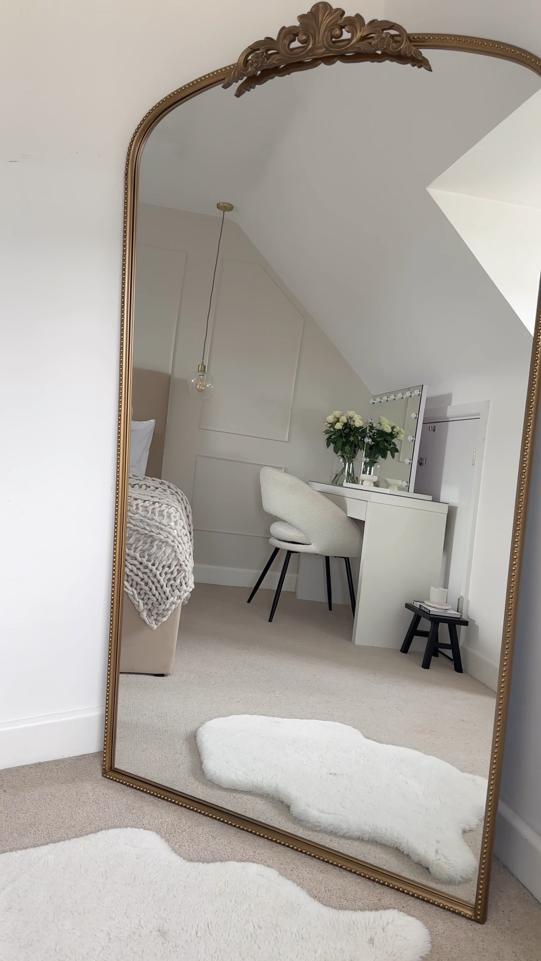 Beautiful new crown mirror perfect addition to any bedroom✨ #mirror #goldmirror #neutralhome #bedroominspo

#LTKhome #LTKstyletip #LTKsale