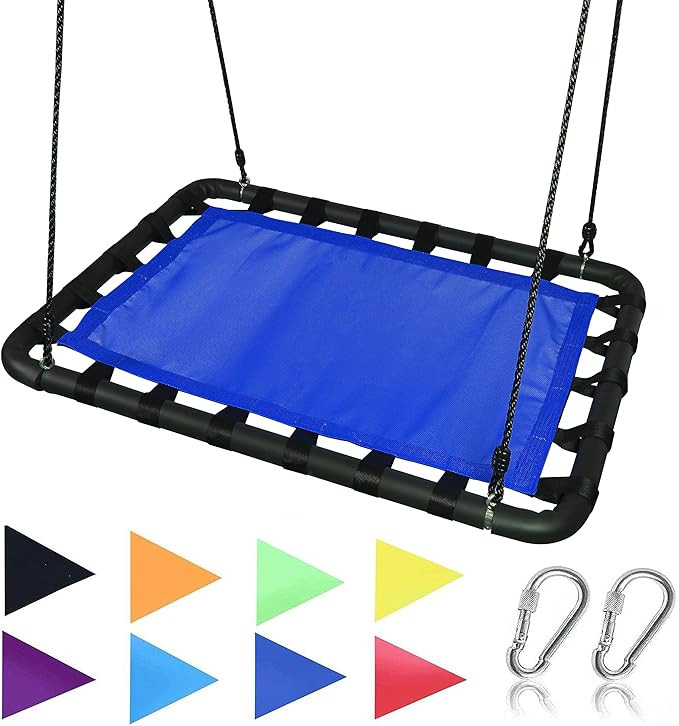 Giant Platform Tree Swing, 700 lb Weight Capacity, Durable Steel Frame, Waterproof, Adjustable Ro... | Amazon (US)