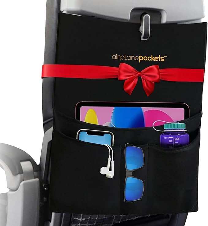 Airplane Pockets - Airplane Accessories - Plane Travel Essentials - Travel Organizer - Seat Stora... | Amazon (US)