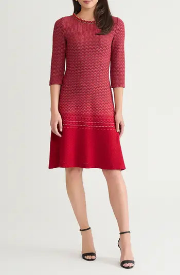 Chain Trim Ombrè Dress | Nordstrom