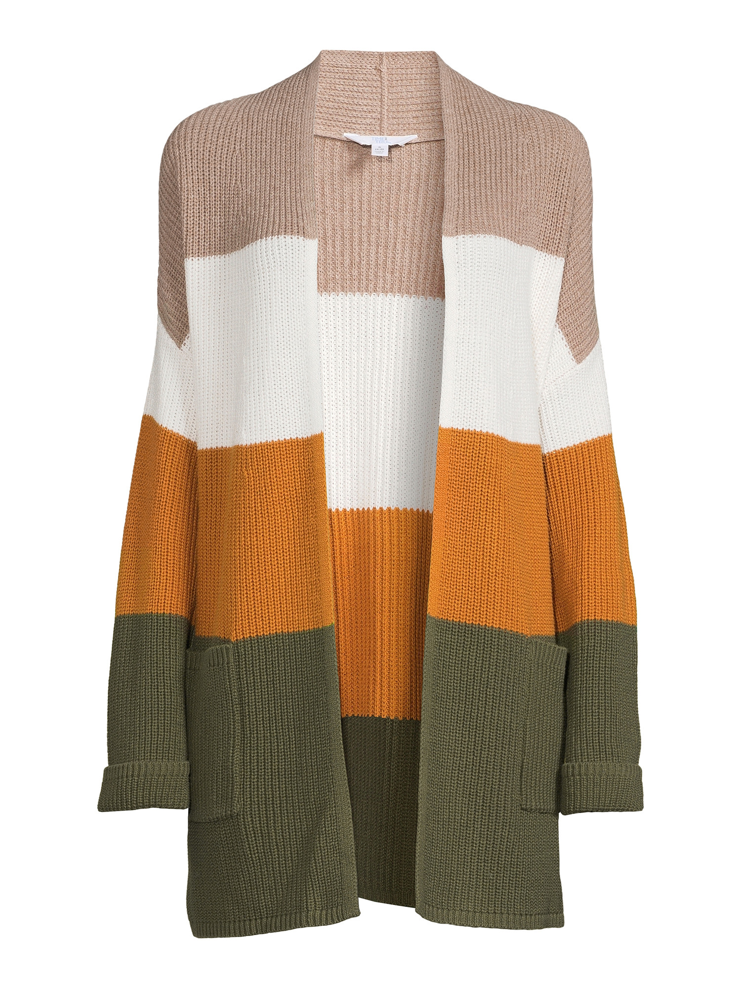 Time and Tru Women's Shaker Cardigan Sweater - Walmart.com | Walmart (US)