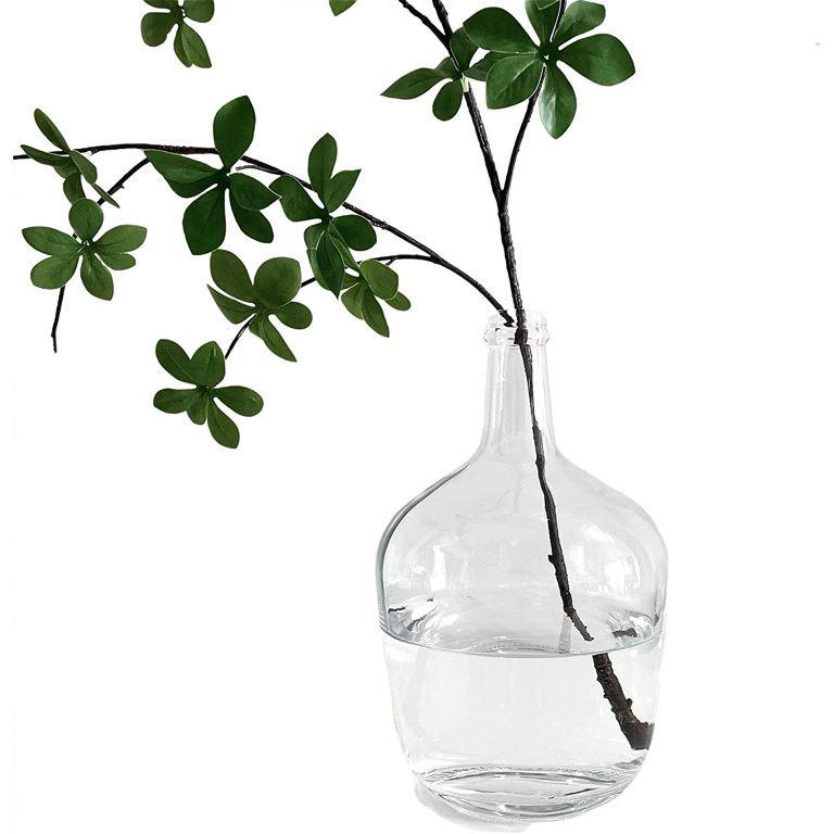 Large Clear Glass Vases Balloon Jug Floor Flowers Round Vase for Farmhouse Tabletop Centerpiece D... | Walmart (US)