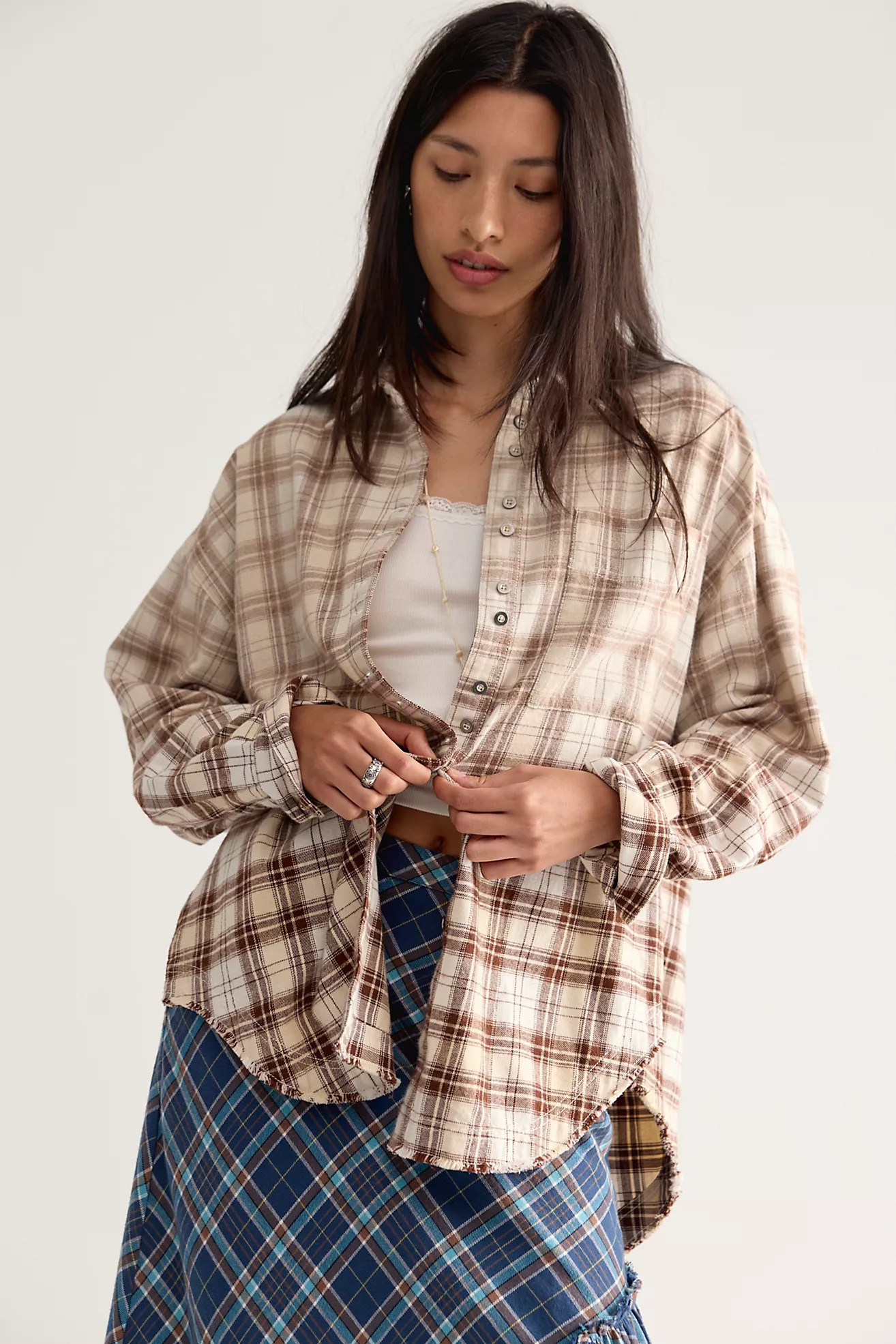 We The Free Lexi Plaid Button Down | Free People (Global - UK&FR Excluded)