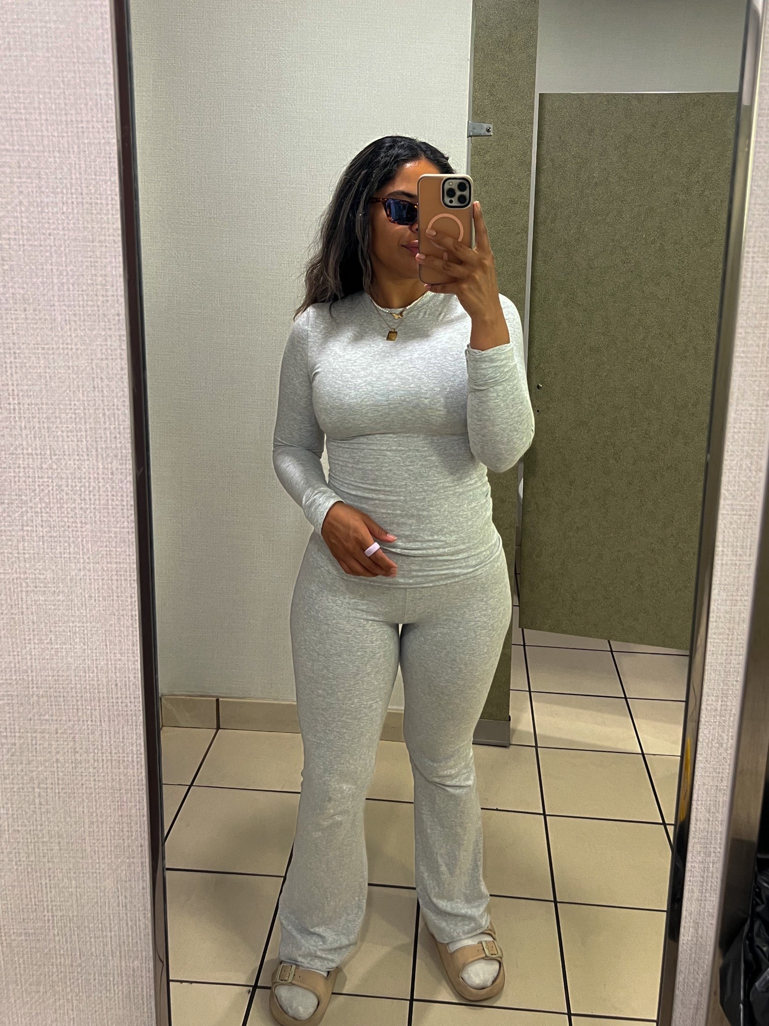 One of my favorite comfortable sets for traveling at SKIMS. Cotton jersey Top size small & control jersey fold over pants size medium. True to size 

#LTKPetite #LTKStyleTip #LTKActive