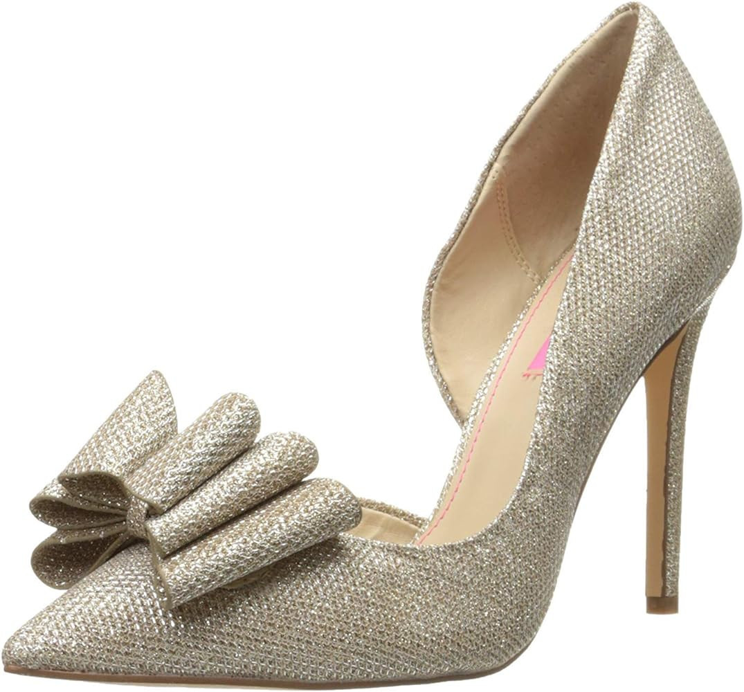Betsey Johnson Women's PRINCE d'Orsay Pump | Amazon (US)