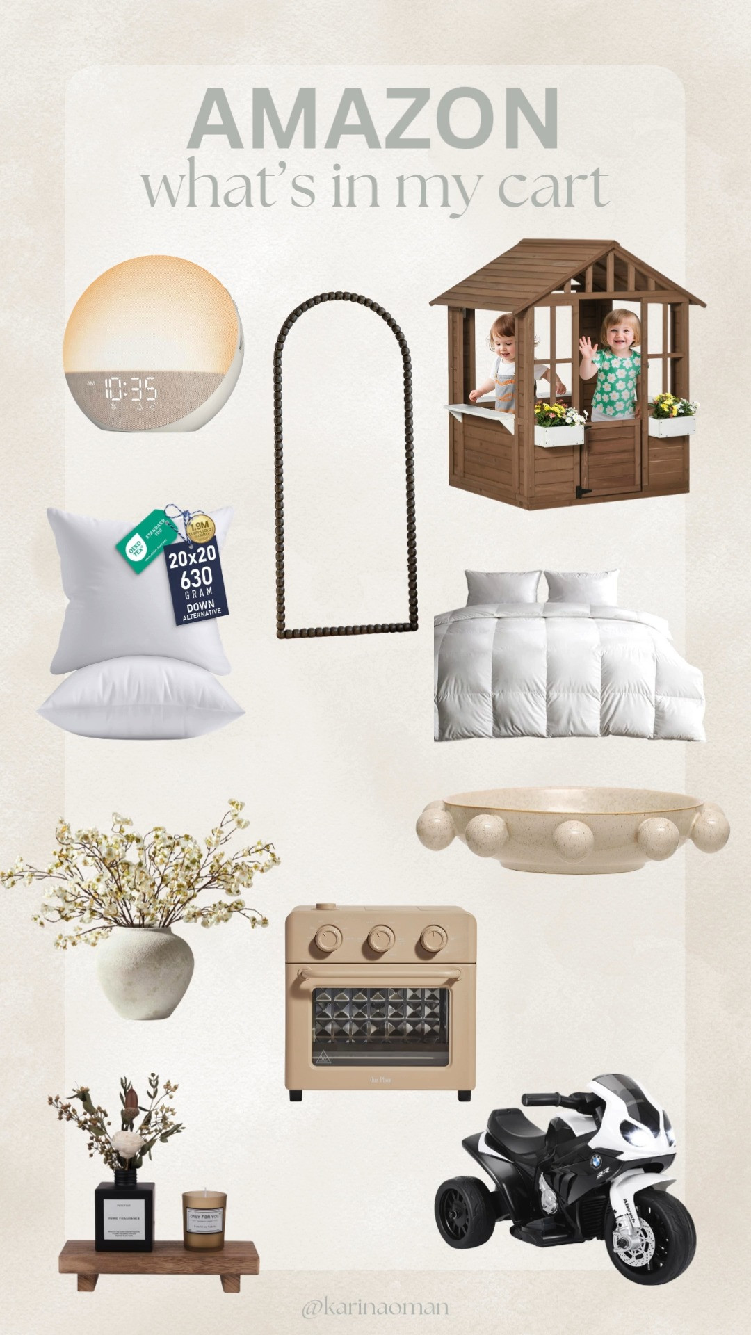 My Amazon cart is in its spring refresh era 🌿

I’ve been slowly upgrading our home decor to brighten up our space for the season. Think light, airy, cozy vibes that just make everything feel fresh again. And with warmer days finally here, I’ve also been on the hunt for the best outdoor toys for my toddler so we can spend more time in the backyard ☀️

Linking everything I’m loving right now—from spring home decor finds to toddler outdoor must-haves. It’s a mix of aesthetic + practical pieces that make everyday life feel a little more put together 💛

If you’re also in your spring reset era, this is your sign to refresh your space + stock up on outdoor activities for the kids 🙌🏼 

 #LTKHome #LTKSaleAlert #LTKKids