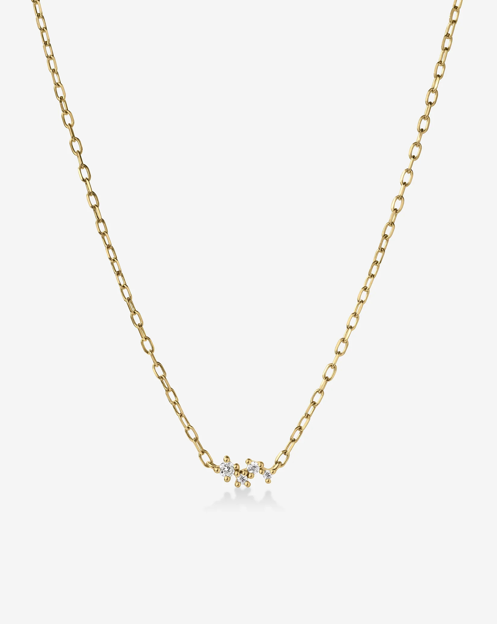 Diamond Cluster Necklace | Ring Concierge