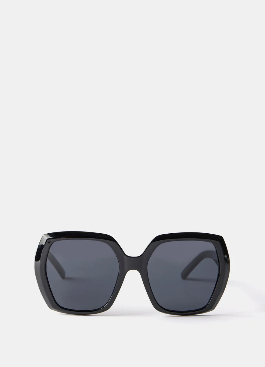 Black Oversized Sunglasses | Mint Velvet