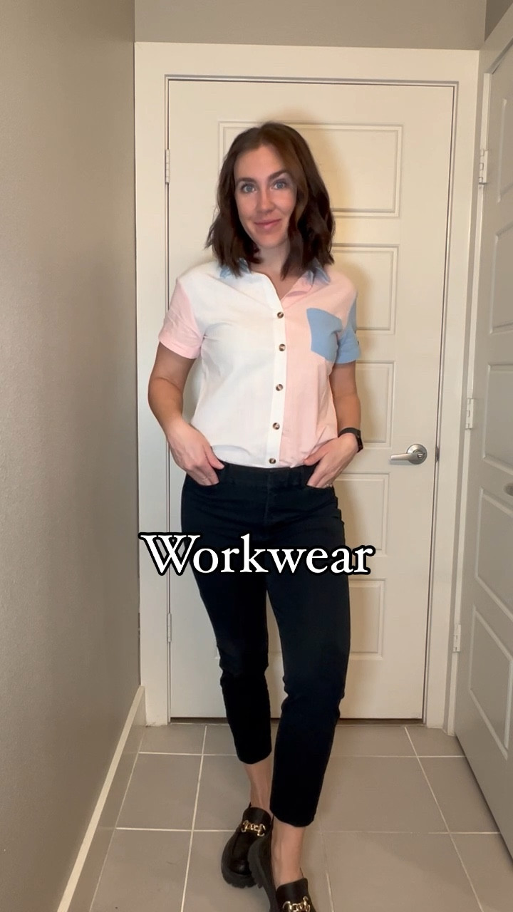 This shirt is not normally my style, but I got 2 compliments within the first 30 minutes of work today and felt on top of the world✨

The perfect top to pair with dress pants and loafers, or jeans and sneakers- a fun, colorful closet staple for spring😍

#amazon #amazonfinds #amazinfashion #spring #springfashion #springsummer #colorblock #workwear #workwearstyle #teacherfashion 

#LTKworkwear #LTKstyletip #LTKfindsunder50