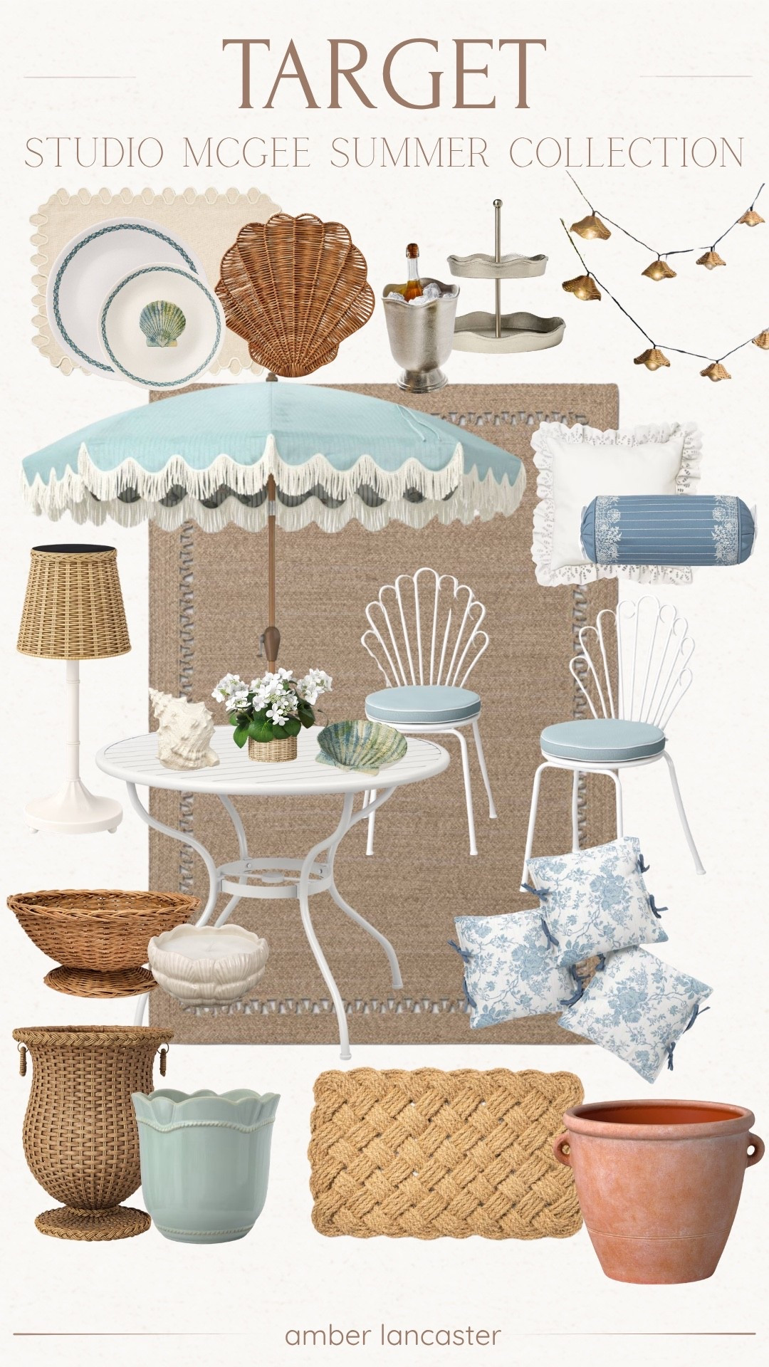 New Studio McGee summer outdoor collection at Target! 🐚🩵 |
target, target home, target studio mcgee, studio mcgee, threshold studio mcgee, studio mcgee summer collection, studio mcgee target new arrivals, studio mcgee target, summer collection, target home, target outdoor, target new arrivals, outdoor, outdoor furniture, outdoor patio, outdoor rug, outdoor pillows, target new arrivals, patio set, coastal decor. 

#LTKHome #LTKSeasonal