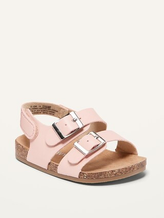 Faux-Leather Double-Buckle Sandals for Baby | Old Navy (US)