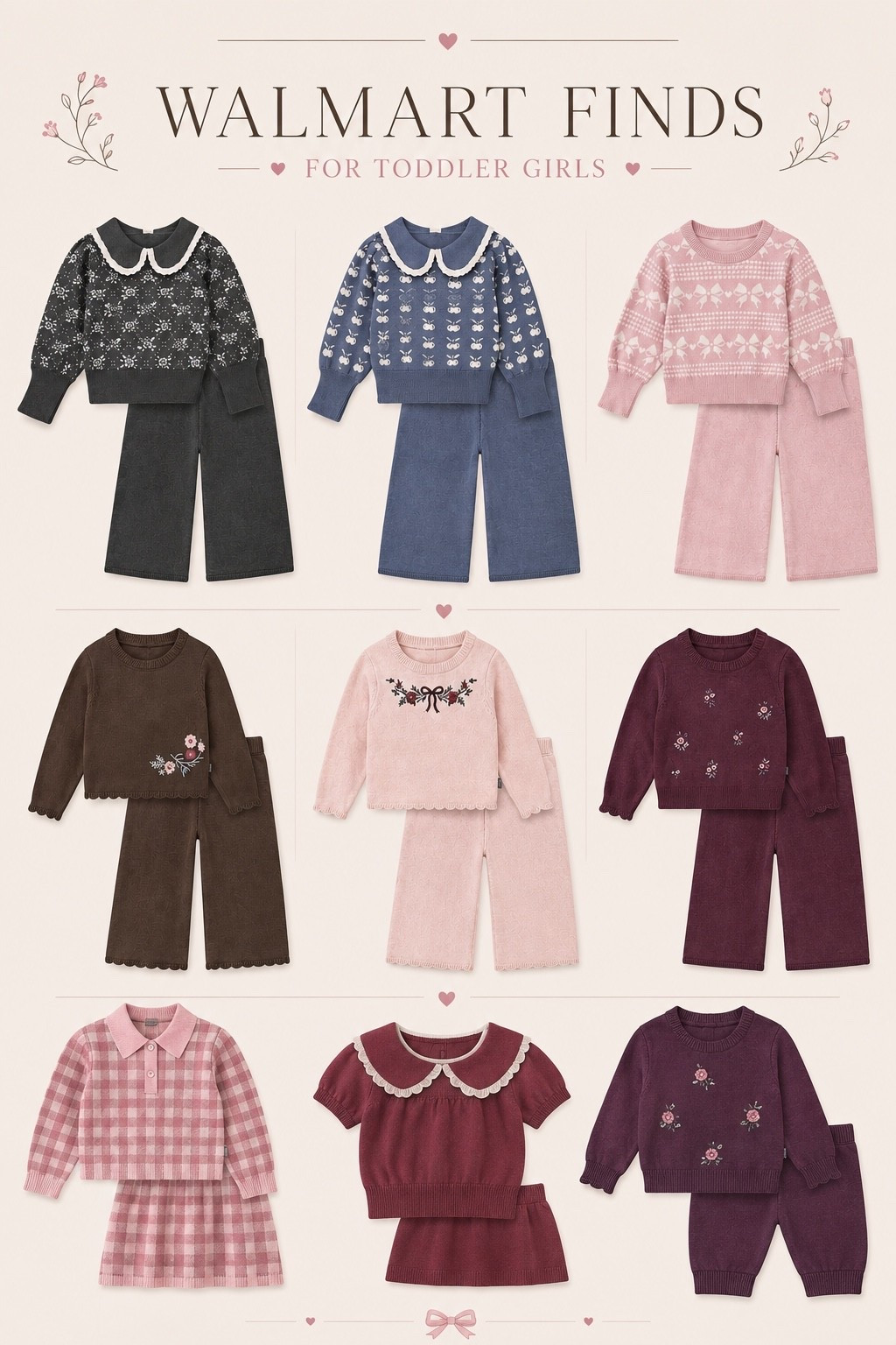 Walmart toddler sets🍂💕

#LTKKids