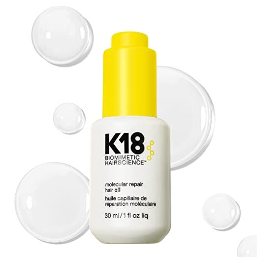 K18 Biomimetic Hairscience Molecular Repair Hair Oil 1 oz / 30 mL | Amazon (US)