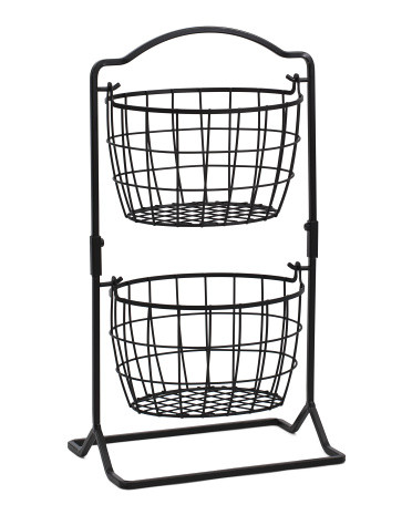 Two Tier Countertop Fruit Basket | TJ Maxx