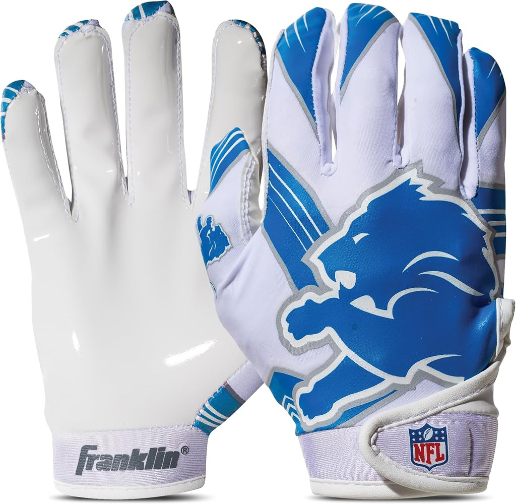 Franklin Sports Youth NFL Football Receiver Gloves - Kids Football Gloves Pair - NFL Team Logos a... | Amazon (US)