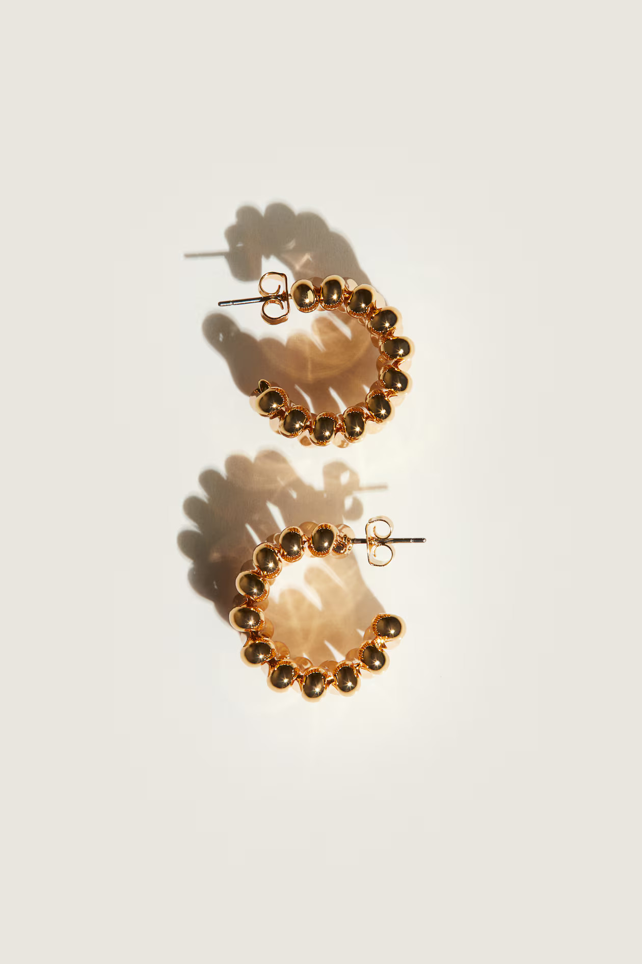 Gold-plated Hoop Earrings - Gold-colored - Ladies | H&M US | H&M (US + CA)