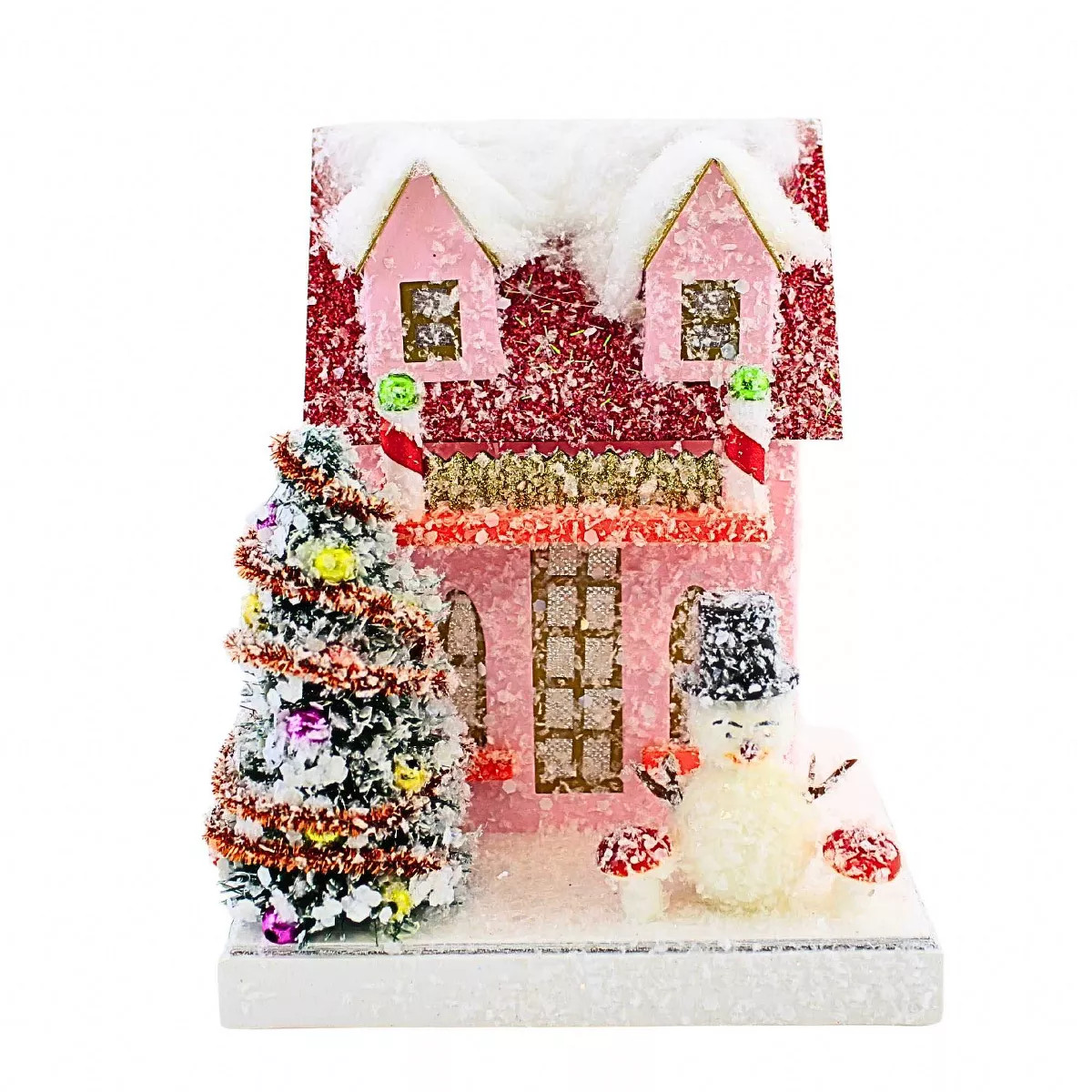 Cody Foster 6.5 Inch Snowman Cottage Snow Mushrooms Christmas Tree Village Buildings | Target