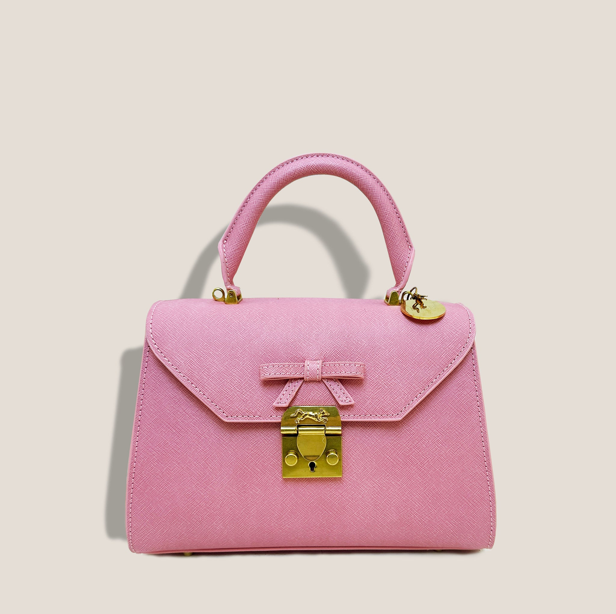 MME. AUDREY BOW Bag - ROSE | MME.MINK