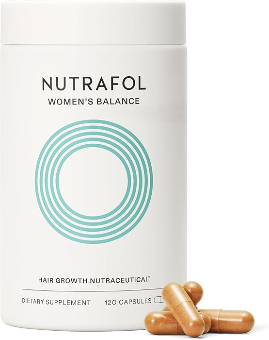 Nutrafol Women's Balance Hair Growth Supplements, Ages 45 and Up, Clinically Proven for Visibly T... | Amazon (US)