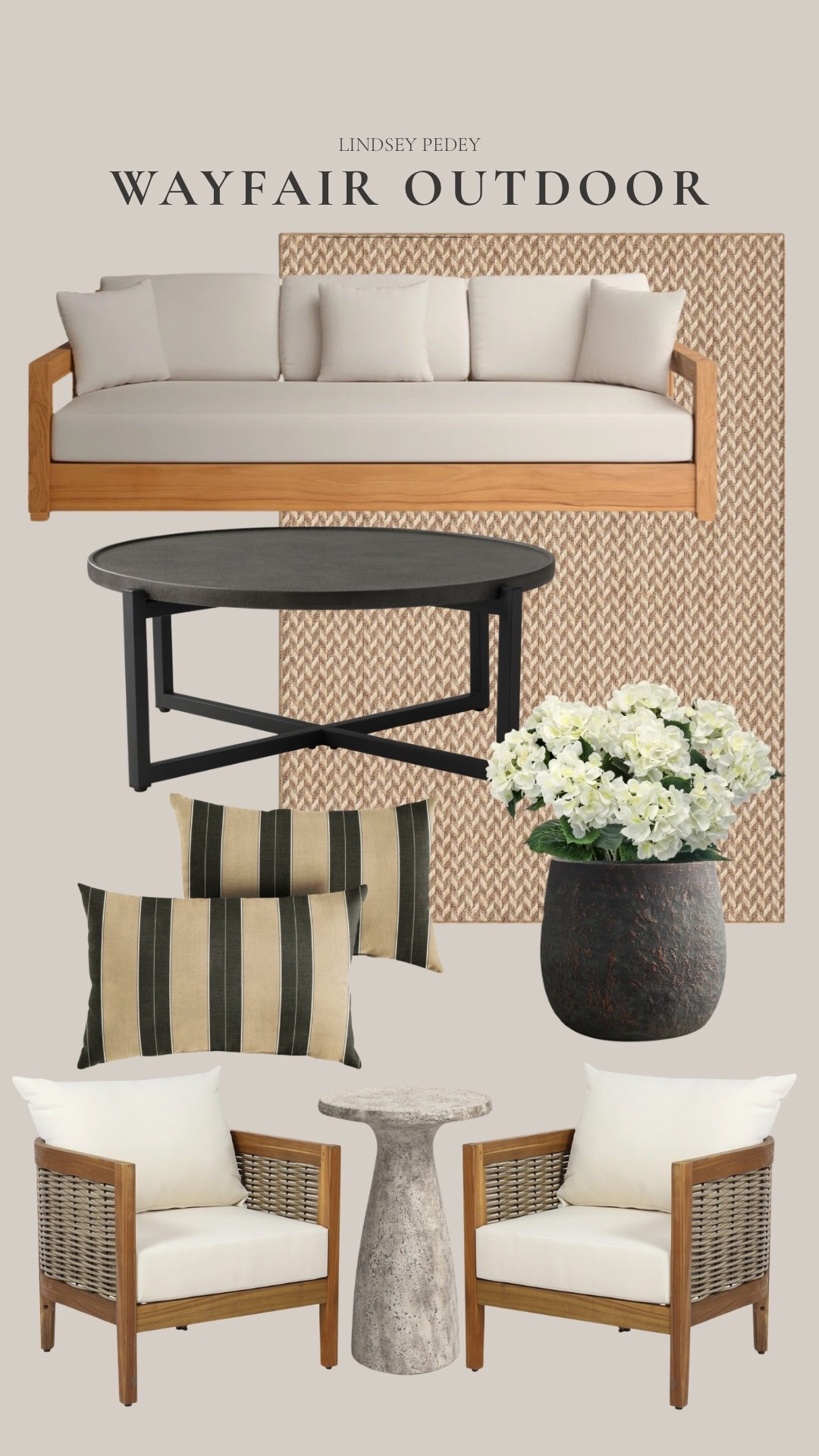 Wayfair outdoor inspo! Love these modern and classic neutral furniture and decor pieces!

#LTKSeasonal #LTKHome
