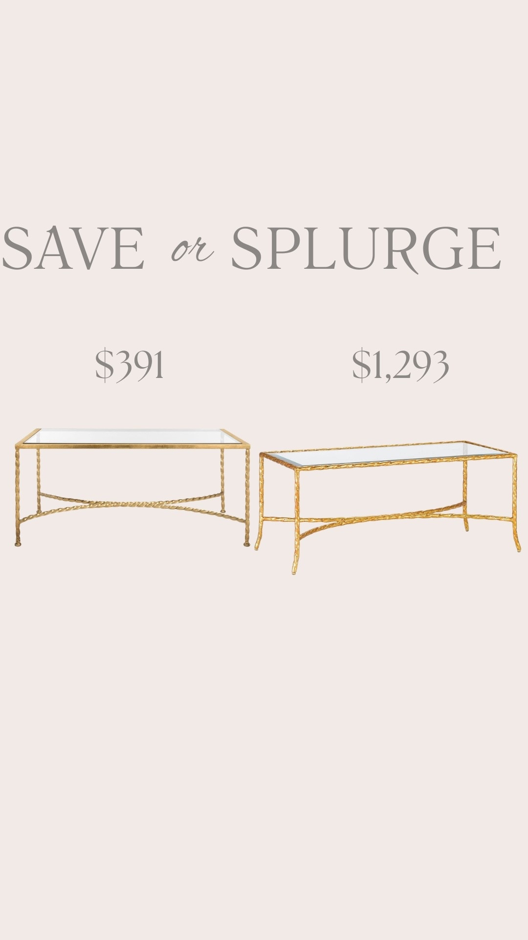 Save vs splurge 

#LTKHome