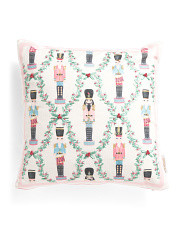 18x18 Derrington Nutcrackers Pillow | Marshalls