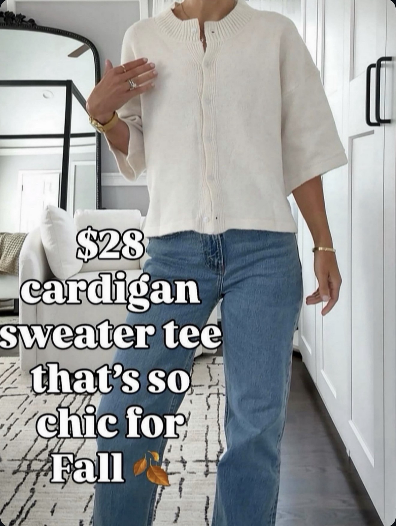 $28 cardigan sweater tee that’s so chic for fall 🍂 — comment LINK 🔗⬇️

#LTKOver40 #LTKmomlife #LTKootd